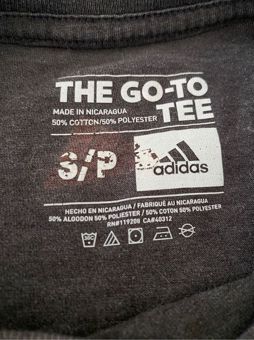 Adidas Cray The Go To Graphic T Shirt Sporty Athletic Sports Workout School - Picture 6 of 8